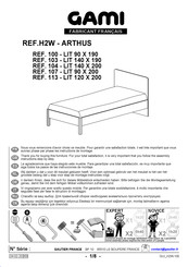 Gami ARTHUS H2W Bedienungsanleitung