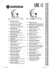 Gardena 1665 Betriebsanleitung