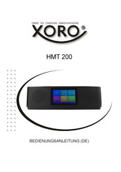 Xoro HMT 200 Bedienungsanleitung