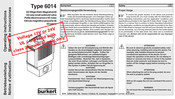 bürkert 6014 Betriebsanleitung
