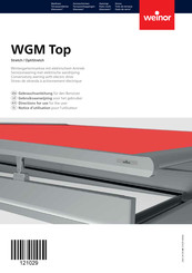 weinor WGM Top OptiStretch Gebrauchsanleitung