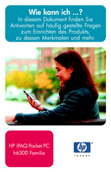 HP iPAQ Pocket PC h6300 Serie Bedienungsanleitung