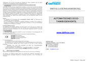 Definox DCX3 Installationsanweisung