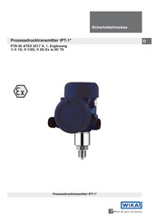 Wika IPT-1 Serie Sicherheitshinweise
