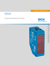 SICK GTE20 Betriebsanleitung