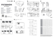 ViewSonic PX700HDH Schnellstart Handbuch