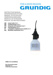 Grundig 871125209824 Bedienungsanleitung