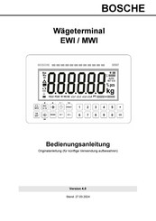 Bosche EWI Bedienungsanleitung