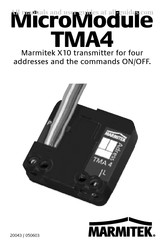 Marmitek MicroModule TMA4 Bedienungsanleitung