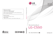 LG C550 Benutzerhandbuch