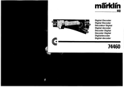 Märklin H0 74460 Bedienungsanleitung