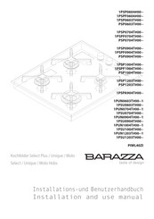 Barazza 1PSP1203T 00 Serie Installations- Und Benutzerhandbuch