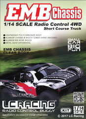 LC RACING EMB Chassis 1/14 SCALE Radio Control 4WD Short Course Truck Bedienungsanleitung