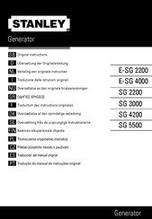 Stanley E-SG 4000 Übersetzung Der Originalanleitung