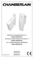 Chamberlain WPD25U-05 Bedienungsanleitung