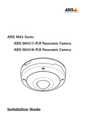 Axis Communications M4317-PLR Installationsanleitung