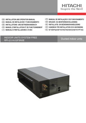 Hitachi RPI-3.0FSN3E Installations- Und Betriebshandbuch