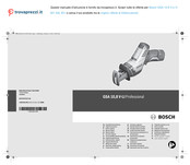 Bosch GSA 10,8 V-LI Professional Originalbetriebsanleitung