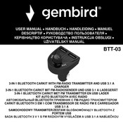 Gembird BTT-03 Handbuch