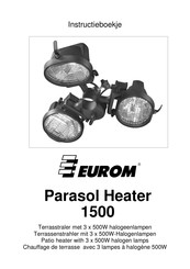 EUROM PARASOL HEATER 1500 Bedienungsanleitung