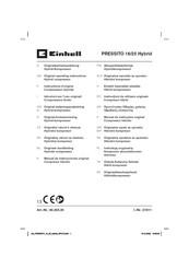 EINHELL PRESSITO 18/25 Hybrid Originalbetriebsanleitung