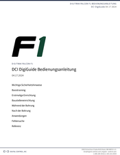 DigiTrak Falcon F1 Bedienungsanleitung