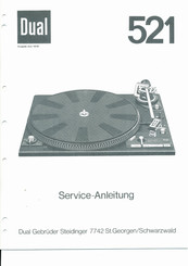 Dual 521 Serviceanleitung