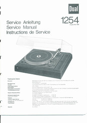 Dual 1254 Serviceanleitung