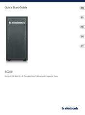 TC Electronic BC208 Schnellstartanleitung
