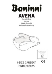 Baninni AVENA Gebrauchsanleitung