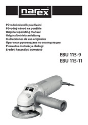 Narex EBU 115-11 Originalbetriebsanleitung