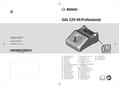 Bosch GAL 12V-40 Professional Originalbetriebsanleitung