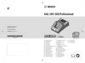Bosch GAL 18V-160 Professional Originalbetriebsanleitung