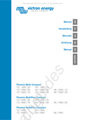 Victron energy MultiPlus 12/1600/70 Anleitung