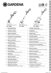 Gardena AquaBrush Universal 04/18V P4A Betriebsanleitung