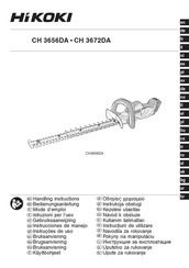 HIKOKI CH 3656DA Bedienungsanleitung