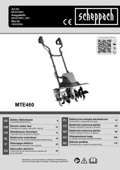 Scheppach MTE460 Originalbetriebsanleitung