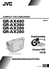 JVC GR-AX480 Bedienungsanleitung