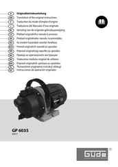 Gude GP 6035 Originalbetriebsanleitung