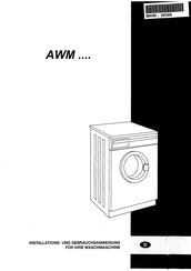 Whirlpool AWM Serie Installations- Und Gebrauchsanweisung