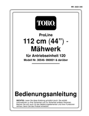 Toro ProLine Bedienungsanleitung