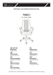 hjh OFFICE THEO I 729451 Montage- Und Gebrauchsanleitung