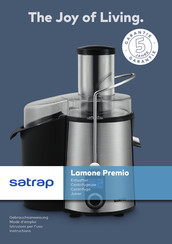 Satrap Lamone Premio Gebrauchsanweisung