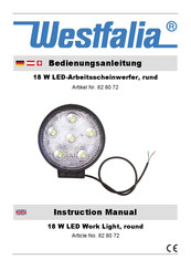 Westfalia 82 80 72 Bedienungsanleitung