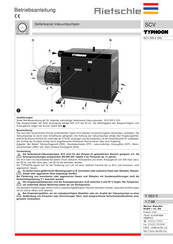 Rietschle TYPHOON SCV 505.2 05 Betriebsanleitung