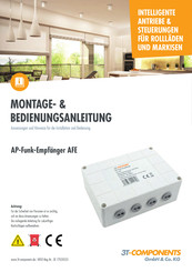 3t-components WETF1 Montage- & Bedienungs-Anleitung