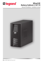 LEGRAND WHAD HE Montageanleitung