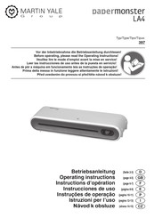 Martin Yale papermonster LA4 Bedienungsanleitung
