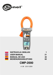 Sonel CMP-2000 Bedienungsanleitung