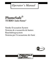 Buffalo Filter PlumeSafe TURBO Auto-Sense Bedienungsanleitung